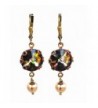 HisJewelsCreations Crystal Simulated Earrings Peacock