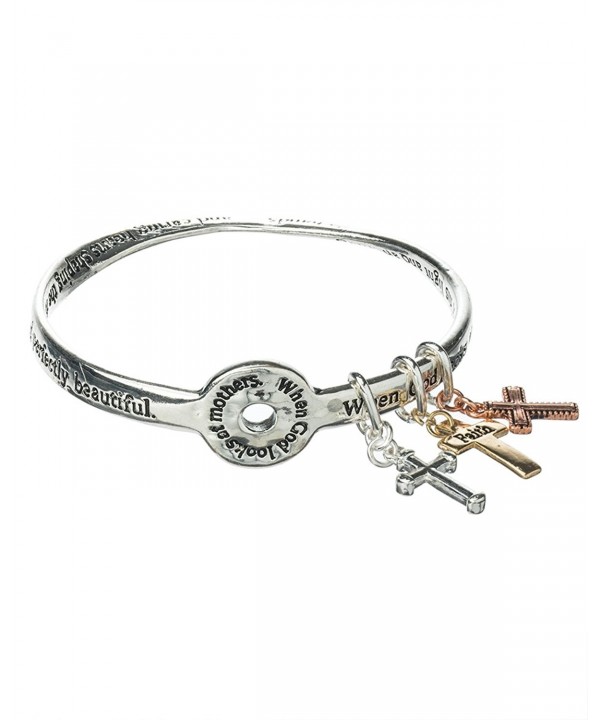 Mothers Prayer Bangle Bracelet Charms