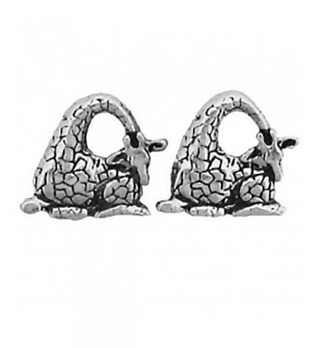 Corinna Maria Sterling Giraffe Earrings Stainless