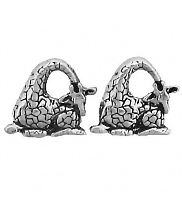 Corinna Maria Sterling Giraffe Earrings Stainless