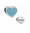 LovelyCharms Sister Heart Charm Bracelets