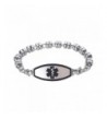 Divoti Engraved Contempo Stainless Chain Black