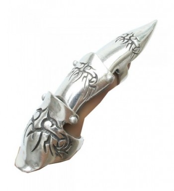 Finger Armor Silver Pewter Tribal