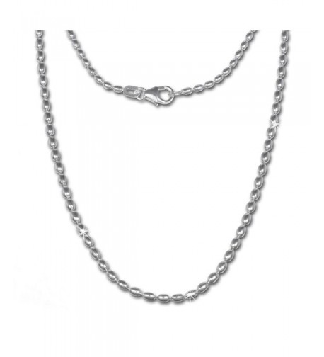 SilberDream olive chain Necklace Sterling SDK21370