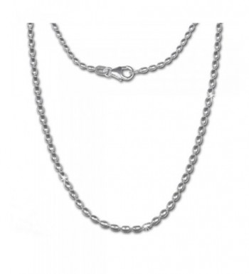 SilberDream olive chain Necklace Sterling SDK21370
