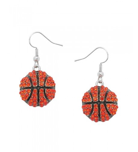 Liavys Basketball Fashionable Earrings Sparkling