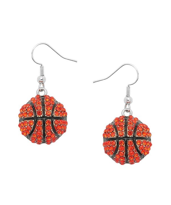 Liavys Basketball Fashionable Earrings Sparkling