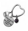 Keychain Sisters Birthstone Birthday February