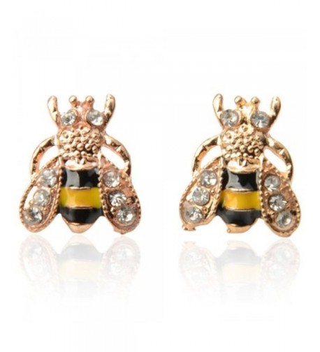 CRB Crystal Bumblebee Bumble Earrings