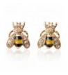 CRB Crystal Bumblebee Bumble Earrings