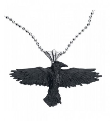 Black Raven Alchemy Gothic Necklace