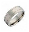 MJ Titanium Brushed Wedding Polished