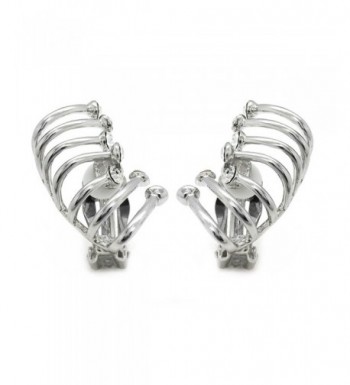 Climber Earrings Crystal Crawler Rhodium