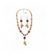 Carnelian Necklace Earrings Dangling Fashion