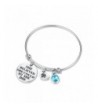 March Birthstone Charm Bracelet friendship