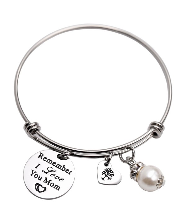 Remember Love Bangle Bracelet White