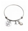 Remember Love Bangle Bracelet White