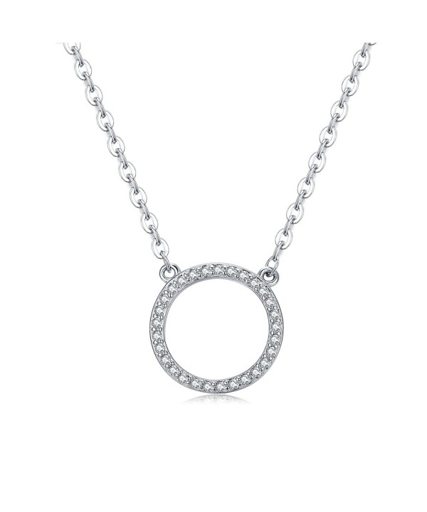 Florensi Sterling Silver Circle Necklace