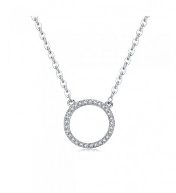 Florensi Sterling Silver Circle Necklace