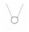 Florensi Sterling Silver Circle Necklace