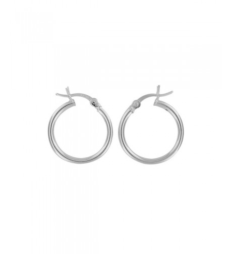 Sterling Silver Hoop Earrings 18mm