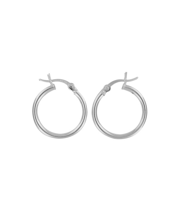 Sterling Silver Hoop Earrings 18mm