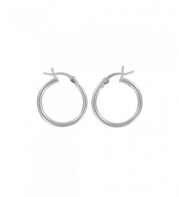 Sterling Silver Hoop Earrings 18mm