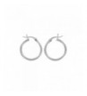 Sterling Silver Hoop Earrings 18mm