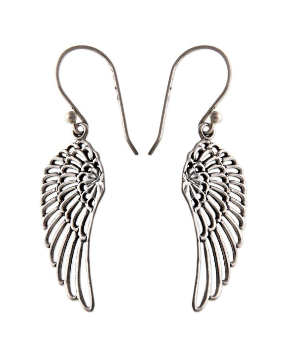 NOVICA Sterling Silver Earrings Angelic