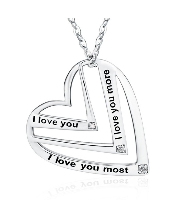 Victoria Jewelry love Engraved Pendant