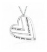 Victoria Jewelry love Engraved Pendant