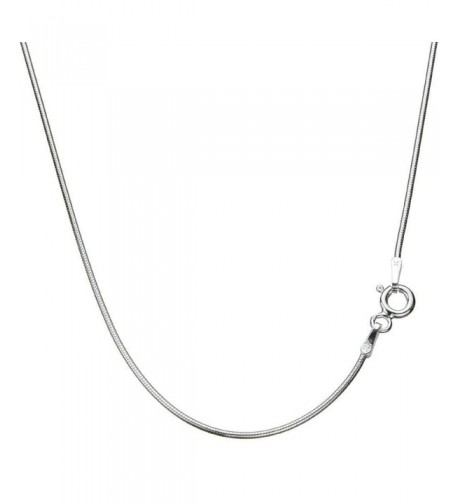 Sterling Silver Snake Nickel Necklace