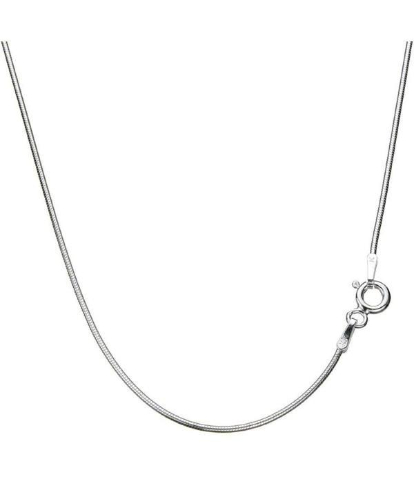 Sterling Silver Snake Nickel Necklace