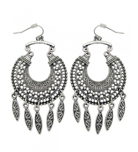 Vintage RechicGu Crescent Mexican Earrings