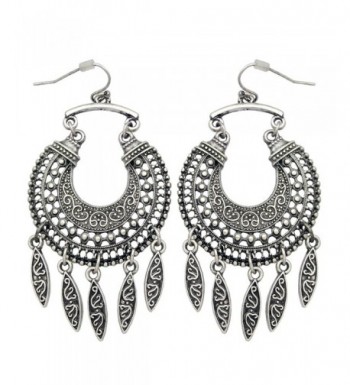 Vintage RechicGu Crescent Mexican Earrings