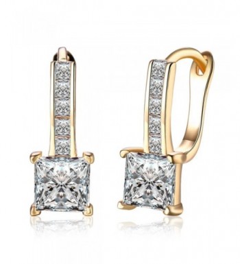 Zirconia Diamond Earrings Champagne DreamSter