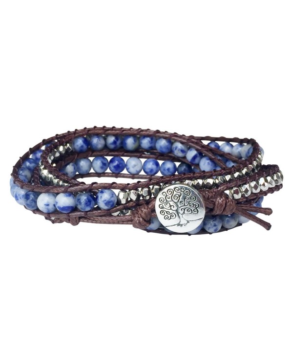 Tree Life Bracelet Sodalite Beaded