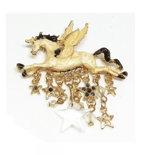 QTMY Unicorn Pegasus Crystal Tassel