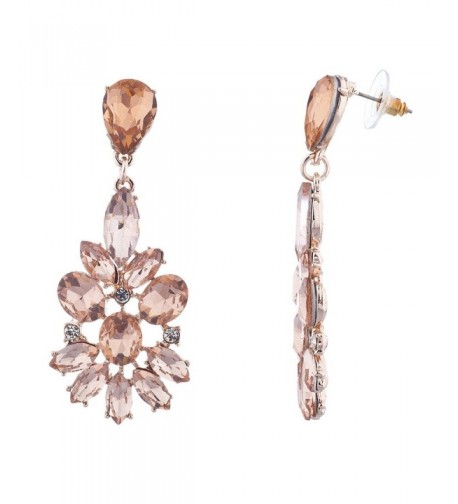 Lux Accessories Occasion Statement Earrings