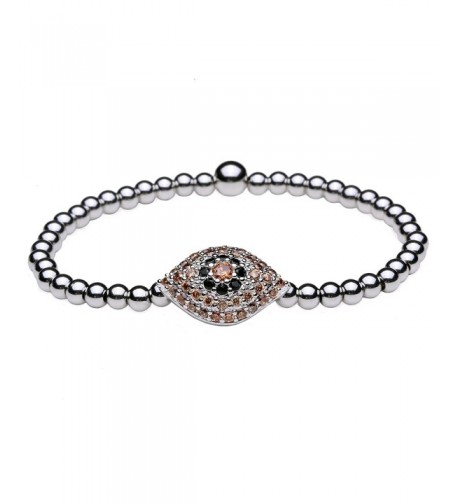 Women Bracelet Zirconia Titanium Stretch