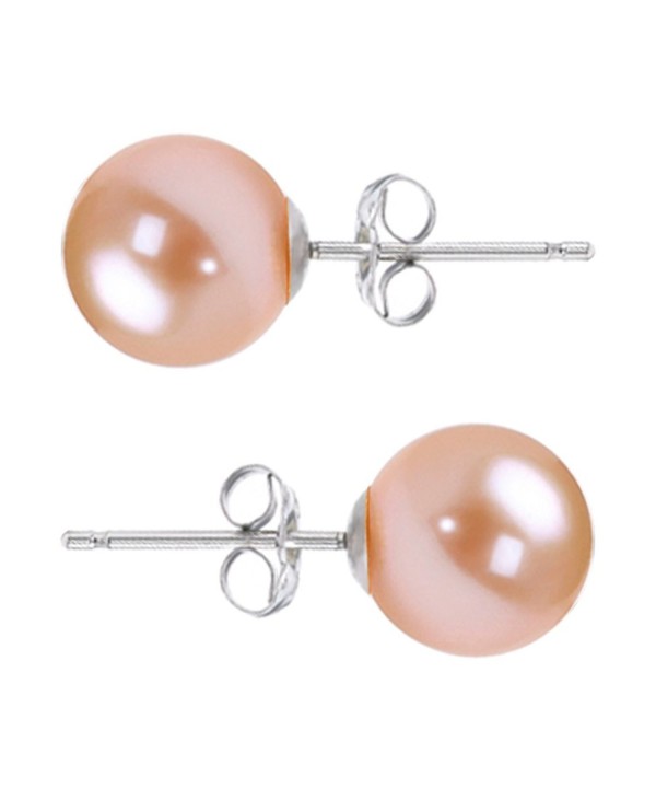 Freshwater Cultured Earrings Pearls Setting