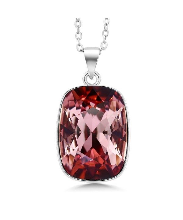 Rhodium 18x13mm Octagon Necklace Swarovski Rhodium 18x13mm Octagon Necklace Swarovski