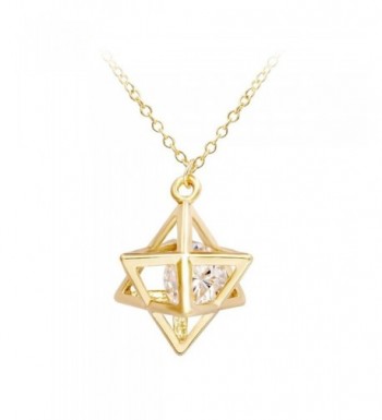 SENFAI Pointed Pendant Necklace Geometry