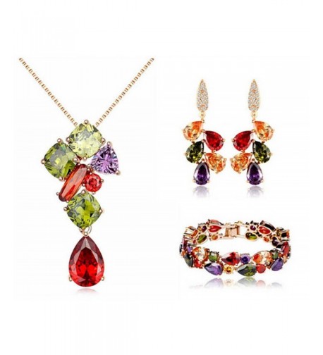 Fashion Jewelry Collection Multicolor Swarovski