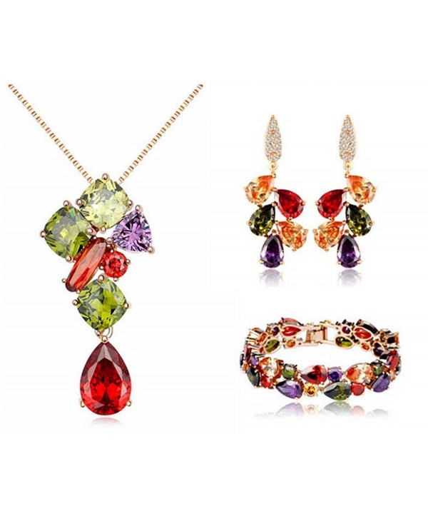 Fashion Jewelry Collection Multicolor Swarovski