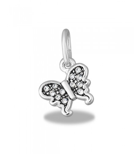 Davinci CZ Butterfly Dangle Bead