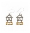 Realtor Crystal Silver Earrings Jewelry