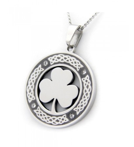 Clover Pendant Necklace Zirconium Jewelry