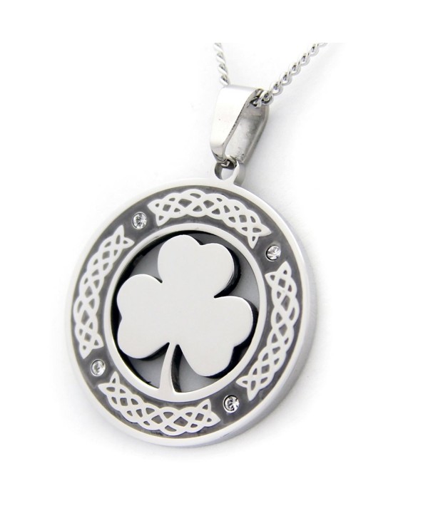 Clover Pendant Necklace Zirconium Jewelry