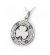 Clover Pendant Necklace Zirconium Jewelry